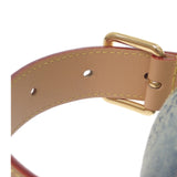 ルイヴィトン LOUIS VUITTON ロッカードップ・キット N40753 ハンドバッグ デニム レザー ブルー ゴールド金具 メンズ レディース【中古】【Aランク】