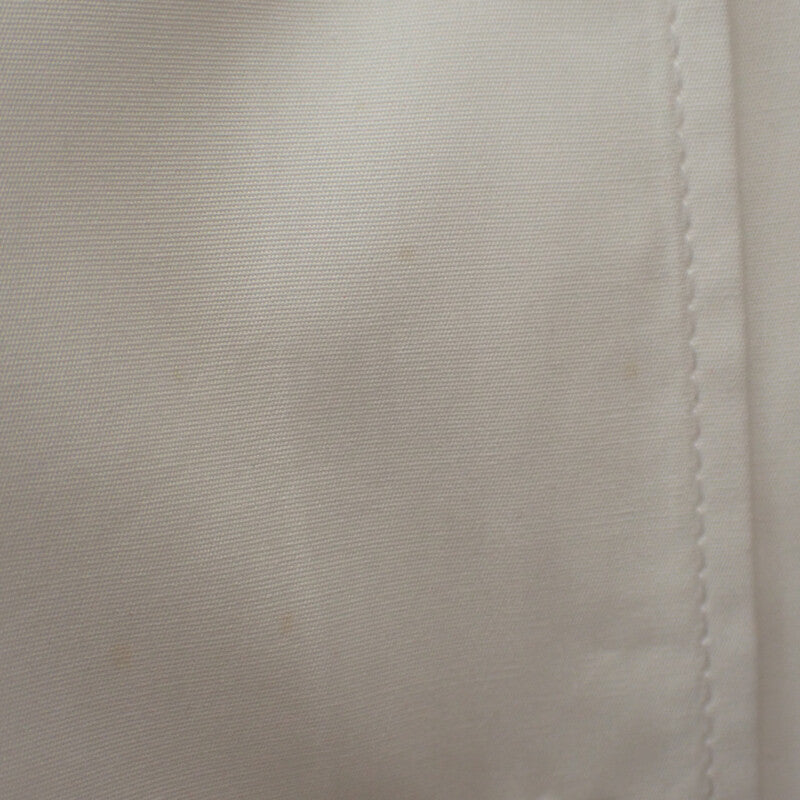 プラダ PRADA Re-Nylon コットンシャツ 38 P415FS2121YY2 長袖シャツ コットン リサイクルポリアミド ホワイト ブラック レディース【中古】【Aランク】