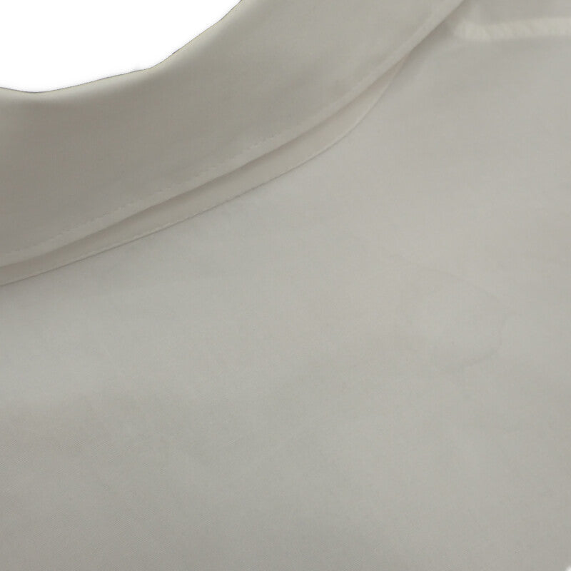 プラダ PRADA Re-Nylon コットンシャツ 38 P415FS2121YY2 長袖シャツ コットン リサイクルポリアミド ホワイト ブラック レディース【中古】【Aランク】