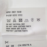 プラダ PRADA Re-Nylon コットンシャツ 38 P415FS2121YY2 長袖シャツ コットン リサイクルポリアミド ホワイト ブラック レディース【中古】【Aランク】