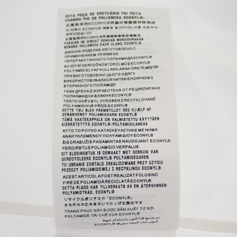 プラダ PRADA Re-Nylon コットンシャツ 38 P415FS2121YY2 長袖シャツ コットン リサイクルポリアミド ホワイト ブラック レディース【中古】【Aランク】