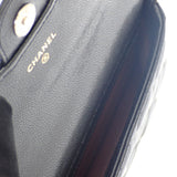 シャネル CHANEL フラップフォンケース AP2096_B10583_C3906 ショルダーバッグ カーフ ブラック ゴールド金具 レディース【中古】【SAランク】