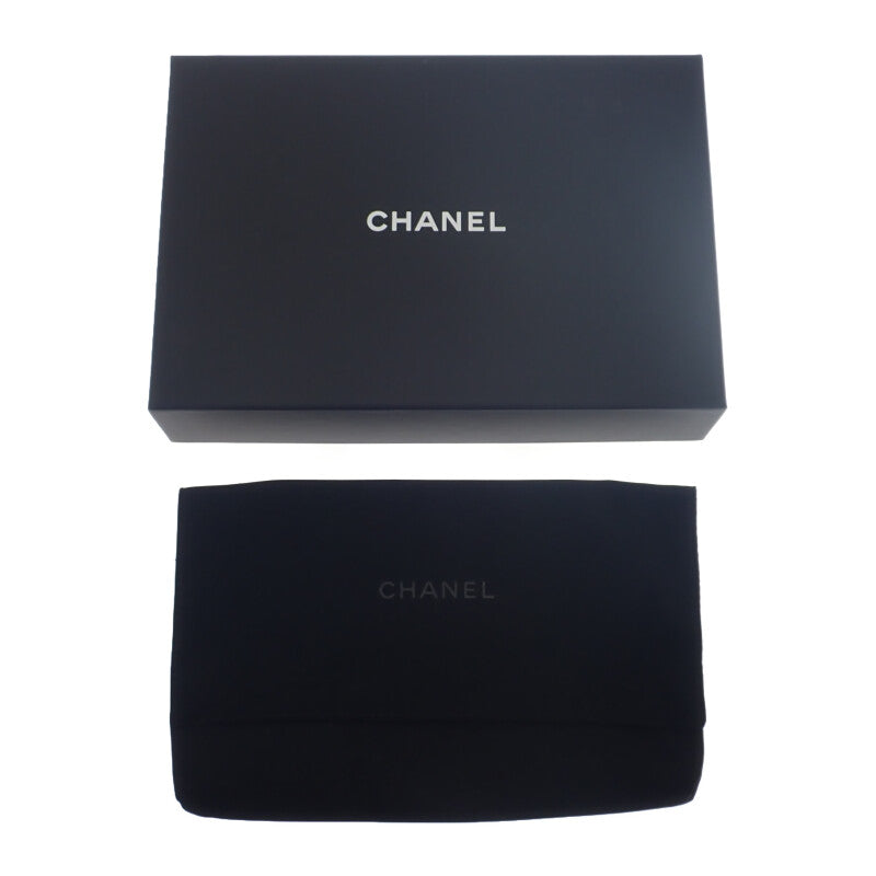 シャネル CHANEL フラップフォンケース AP2096_B10583_C3906 ショルダーバッグ カーフ ブラック ゴールド金具 レディース【中古】【SAランク】