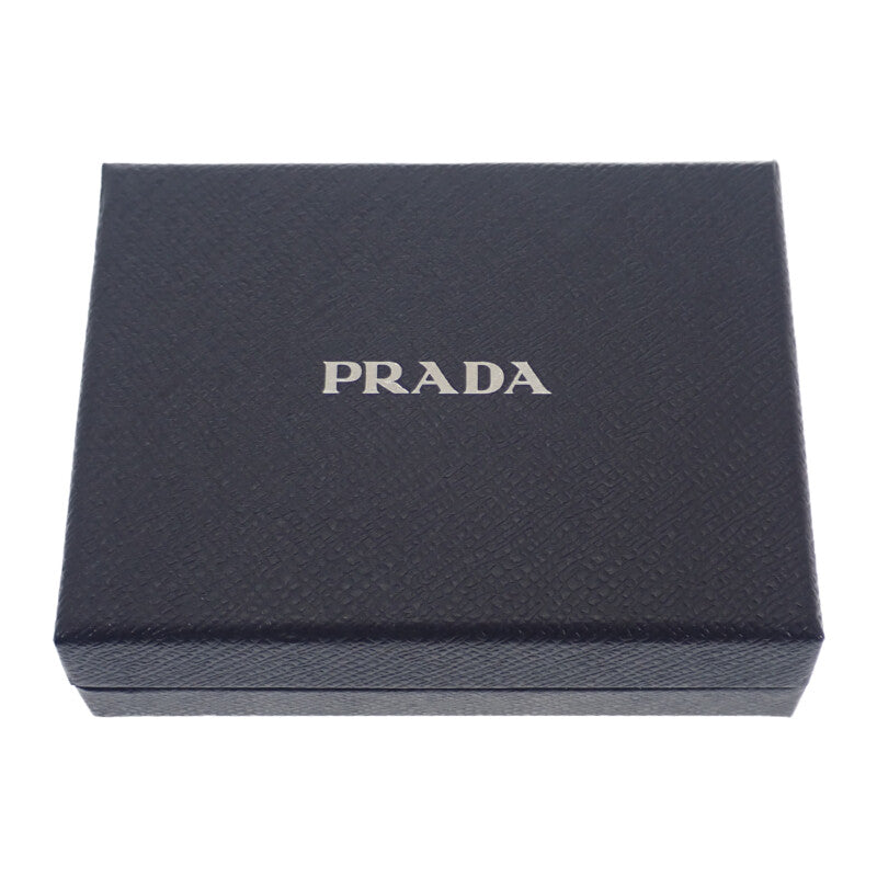 プラダ PRADA サフィアーノトライアングル 1MC110_QHH_F0OZX カードケース サフィアーノ ライトブルー シルバー金具 レディース メンズ【中古】【SAランク】