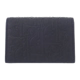 クリスチャンディオール Christian Dior ビジネスカードホルダー 2ESCH178FLG_H00N カードケース カーフ ブラック シルバー金具 メンズ レディース【中古】【SAランク】