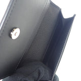 クリスチャンディオール Christian Dior ビジネスカードホルダー 2ESCH178FLG_H00N カードケース カーフ ブラック シルバー金具 メンズ レディース【中古】【SAランク】