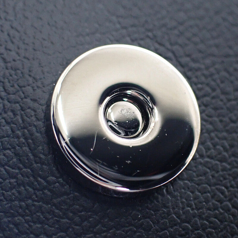 クリスチャンディオール Christian Dior ビジネスカードホルダー 2ESCH178FLG_H00N カードケース カーフ ブラック シルバー金具 メンズ レディース【中古】【SAランク】