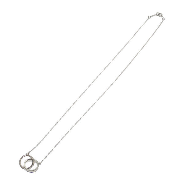 ティファニー TIFFANY&Co. インターロッキングサークル 60013808 ネックレス シルバー925 レディース【中古】【ABランク】