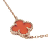 ヴァンクリーフ＆アーペル Van Cleef & Arpels スウィートアルハンブラ VCARN59K00 ブレスレット K18ピンクゴールド カーネリアン レディース【中古】【Aランク】