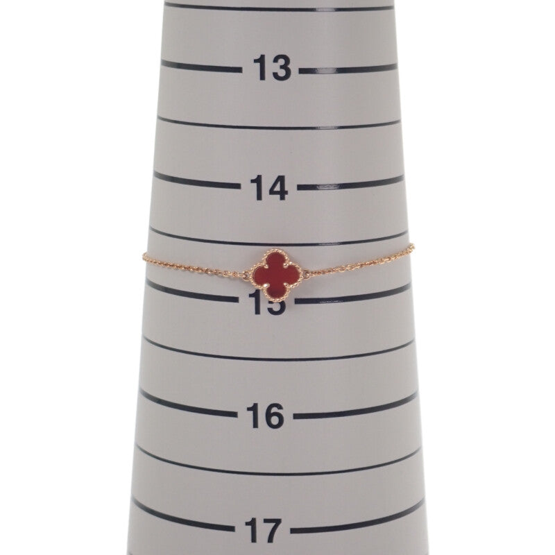 ヴァンクリーフ＆アーペル Van Cleef & Arpels スウィートアルハンブラ VCARN59K00 ブレスレット K18ピンクゴールド カーネリアン レディース【中古】【Aランク】