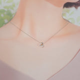 ティファニー TIFFANY&Co. オープンハートペンダント エクストラミニ 60991561 ネックレス シルバー925 K18ピンクゴールド レディース【中古】【Aランク】