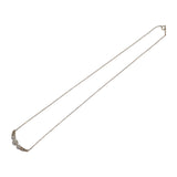 ミキモト MIKIMOTO 3連 パールペンダント ネックレス K18イエローゴールド アコヤ真珠 ダイヤモンド レディース【中古】【Aランク】