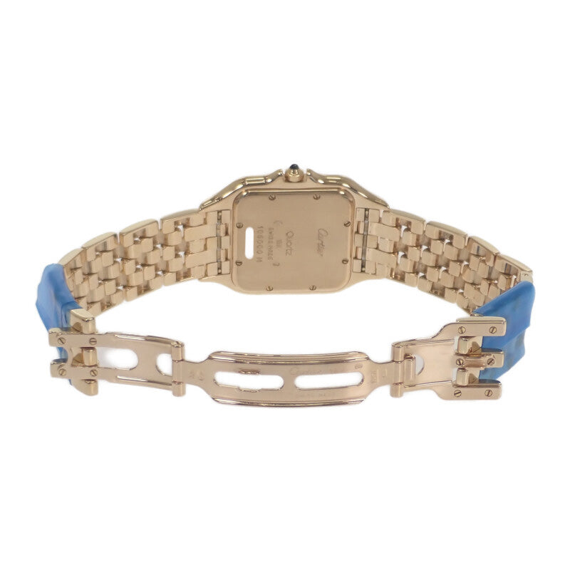 カルティエ CARTIER パンテールLM W25014B9 腕時計 K18イエローゴールド クオーツ シルバー文字盤 レディース【中古】【Aランク】