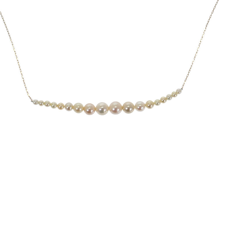 デザインジュエリー 18連パール ネックレス パール K18イエローゴールド レディース【中古】【Aランク】