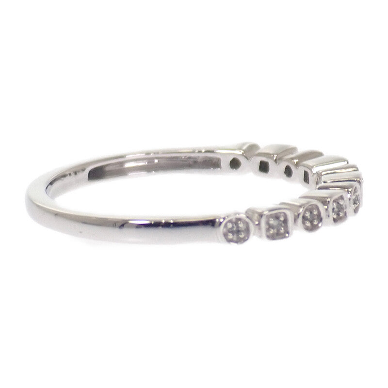 デザインジュエリー 15号 リング ダイヤモンド K14ホワイトゴールド レディース【中古】【Aランク】