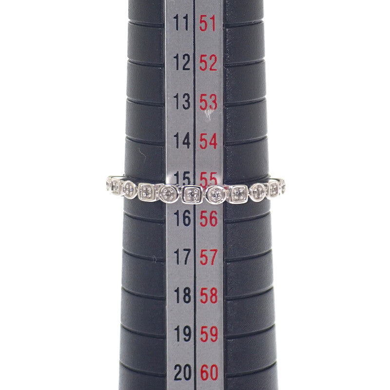 デザインジュエリー 15号 リング ダイヤモンド K14ホワイトゴールド レディース【中古】【Aランク】