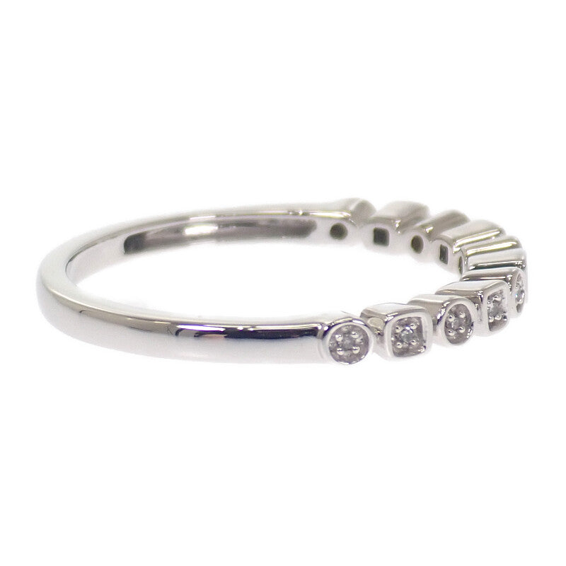 デザインジュエリー 11PD 15号 リング K14ホワイトゴールド ダイヤモンド レディース【中古】【Aランク】