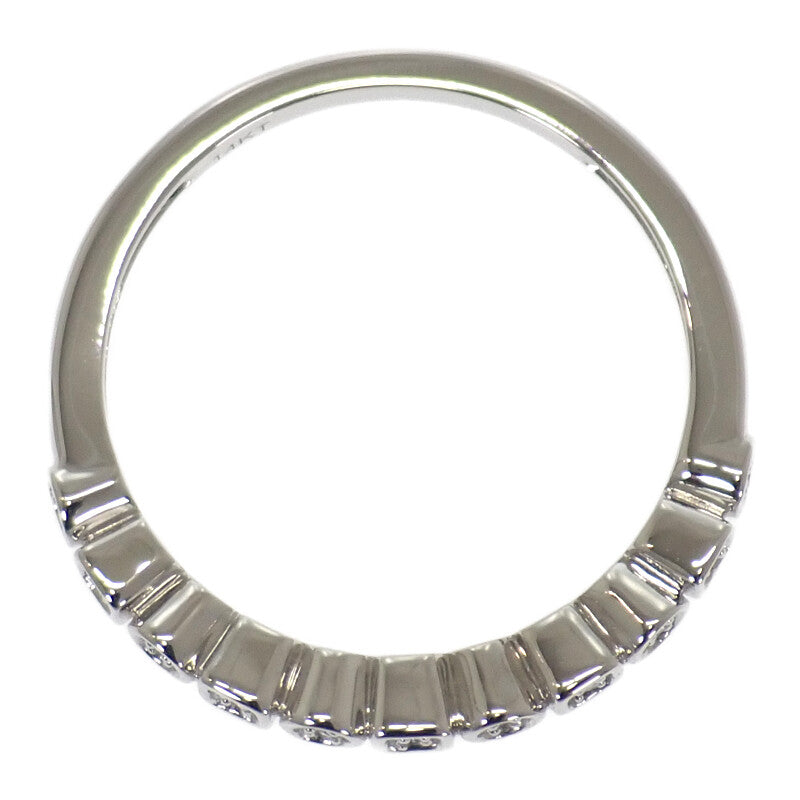 デザインジュエリー 11PD 15号 リング K14ホワイトゴールド ダイヤモンド レディース【中古】【Aランク】