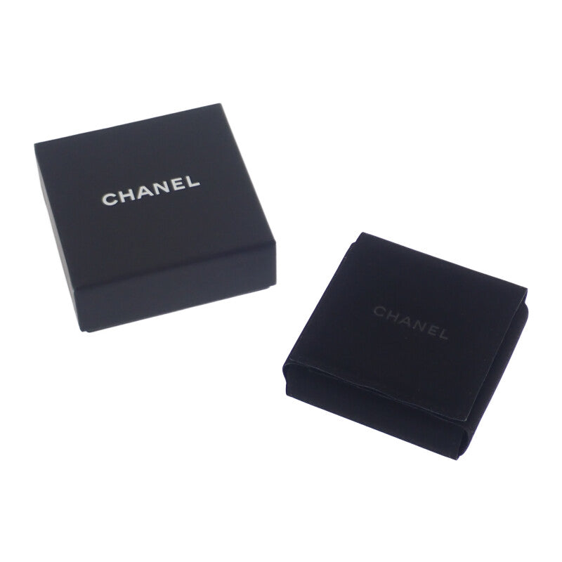 CHANEL CC Logo Chain Earrings Metal Gold Women's [Used] [A Rank]