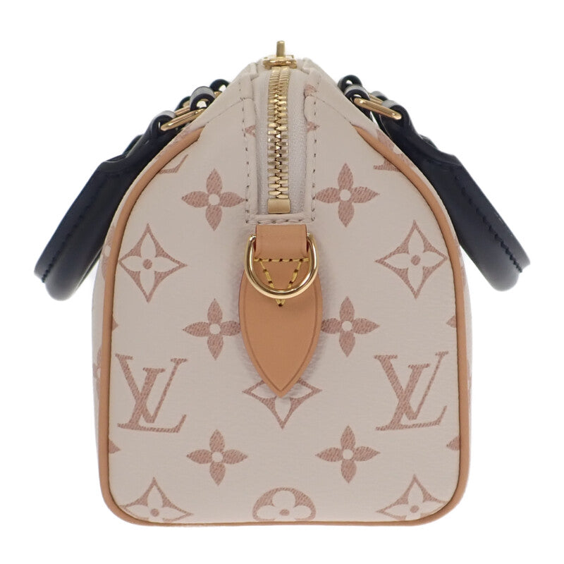 ルイヴィトン LOUIS VUITTON スピーディ バンドリエール 20 M46906 2WAYバッグ モノグラムデュンヌ ホワイト ベージュ レディース【中古】【Aランク】