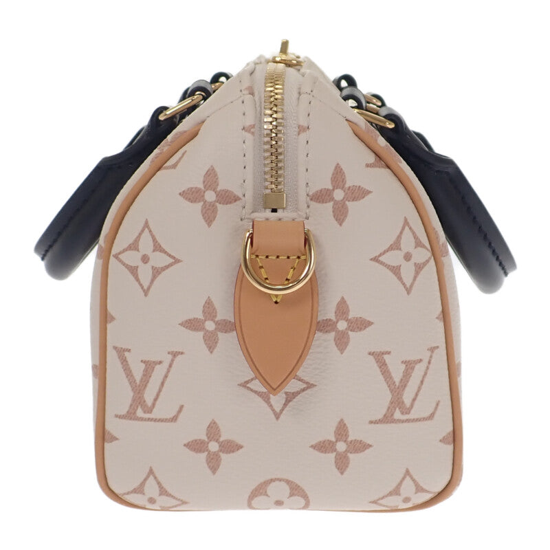 ルイヴィトン LOUIS VUITTON スピーディ バンドリエール 20 M46906 2WAYバッグ モノグラムデュンヌ ホワイト ベージュ レディース【中古】【Aランク】
