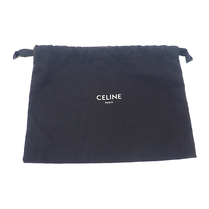 セリーヌ CELINE ティーントリオンフバッグ 188423BF4.18BZ ショルダーバッグ カーフ ダークセピア カーキ ゴールド金具 レディース【中古】【Aランク】