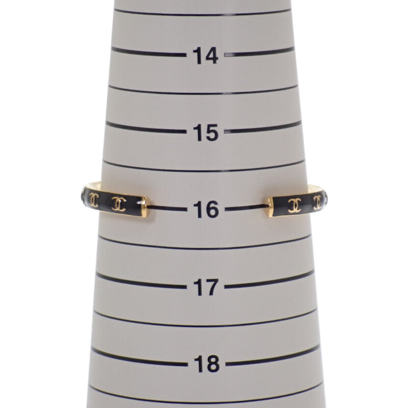 シャネル CHANEL CC ココマーク S B24P刻印 バングル メタル ブラック