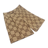 グッチ GUCCI ジャンボGG ハーフ 50 673181_ZAHT6_2580 パンツ コットン ポリエステル ベージュ メンズ【中古】【Aランク】