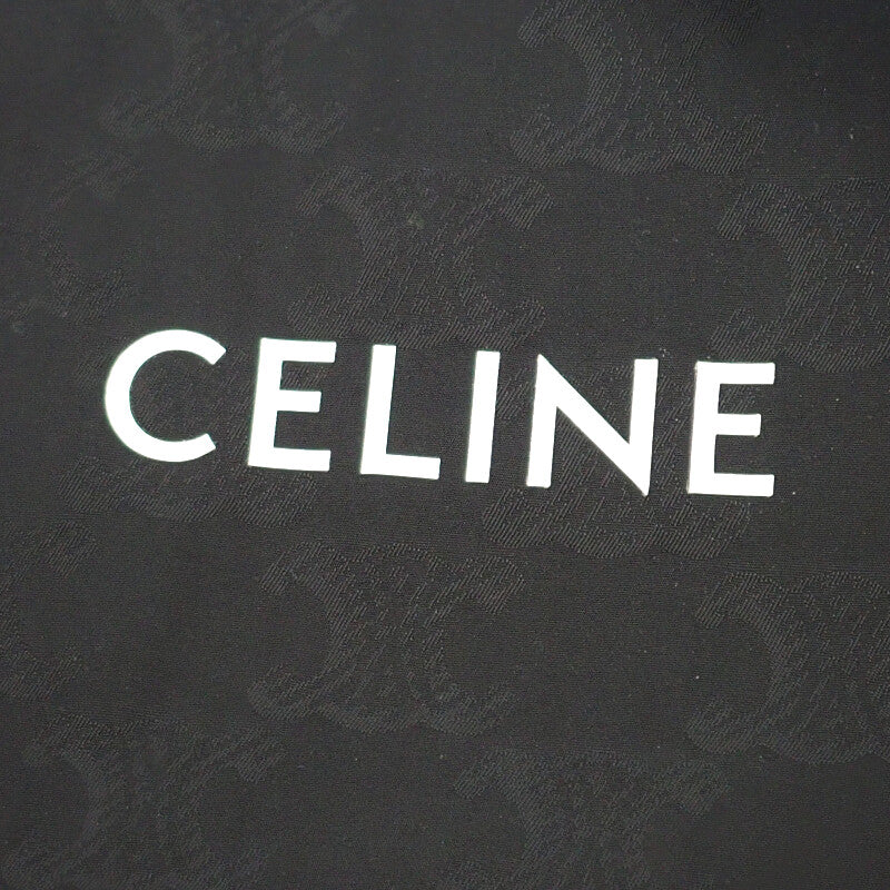 セリーヌ CELINE トリオンフ トラックスーツ RV0L6978Z.38NO ナイロンジャケット ナイロン ブラック メンズ【中古】【Aランク】