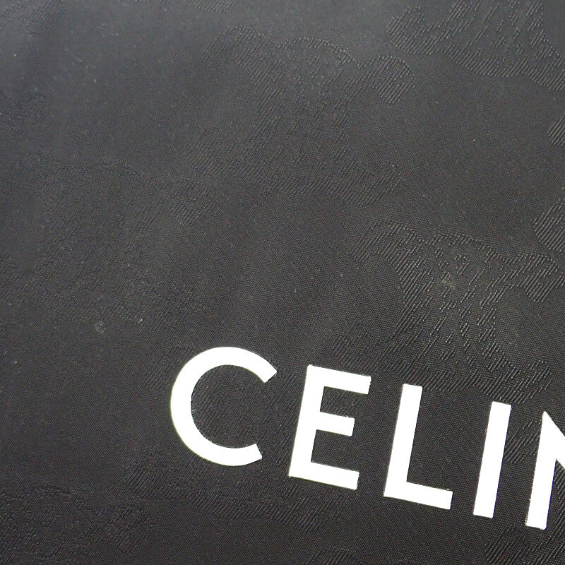 セリーヌ CELINE トリオンフ トラックスーツ RV0L6978Z.38NO ナイロンジャケット ナイロン ブラック メンズ【中古】【Aランク】