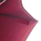 ルイヴィトン LOUIS VUITTON ポルトフォイユ・ジャンヌ M62155 長財布 モノグラムキャンバス フューシャ レディース【中古】【ABランク】