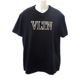 ヴァレンチノ VALENTINO VLTN XL 1V3MG10V8RB_0NO 半袖Ｔシャツ コットン ブラック メンズ【中古】【Aランク】