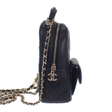 シャネル CHANEL タイムレスクラシック AP3753 リュック・デイパック キャビアスキン ブラック ゴールド金具 レディース【中古】【Aランク】