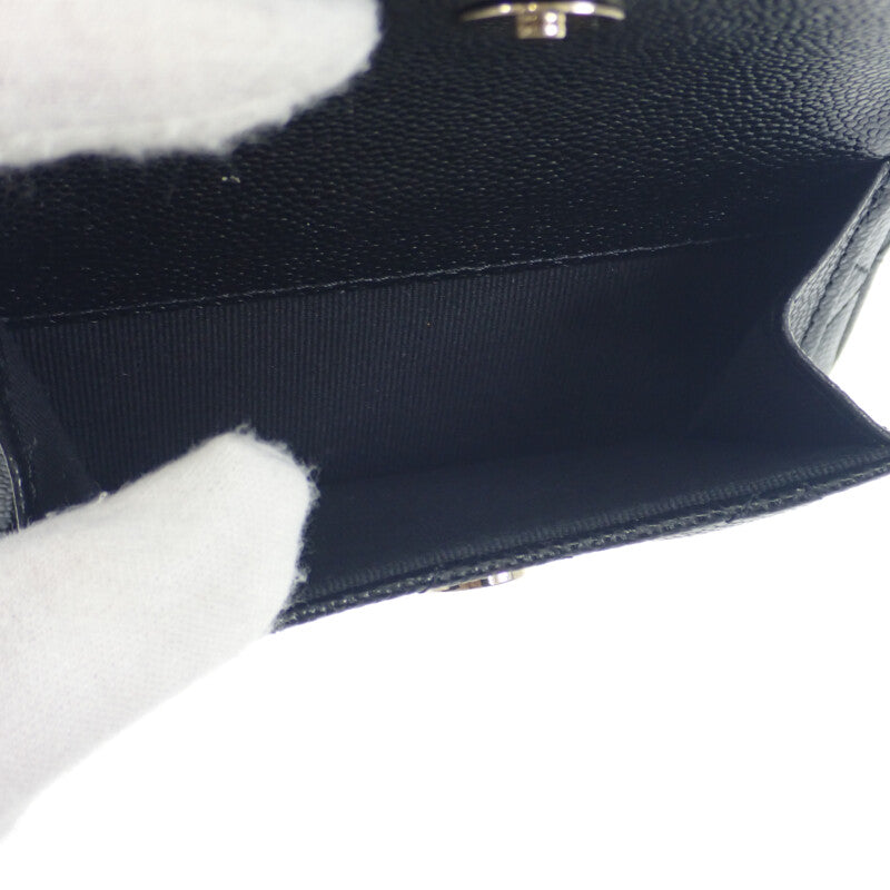 シャネル CHANEL タイムレスクラシック AP3753 リュック・デイパック キャビアスキン ブラック ゴールド金具 レディース【中古】【Aランク】