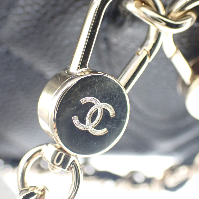 シャネル CHANEL タイムレスクラシック AP3753 リュック・デイパック キャビアスキン ブラック ゴールド金具 レディース【中古】【Aランク】