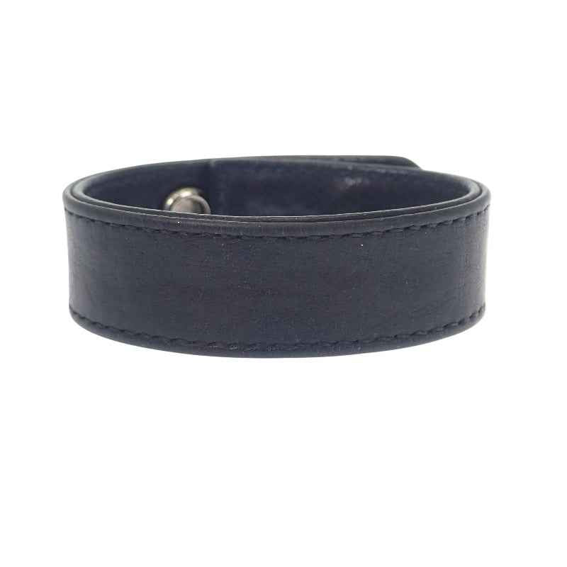 クロムハーツ CHROME HEARTS クロスボールレザーブレス 2354-304-9300