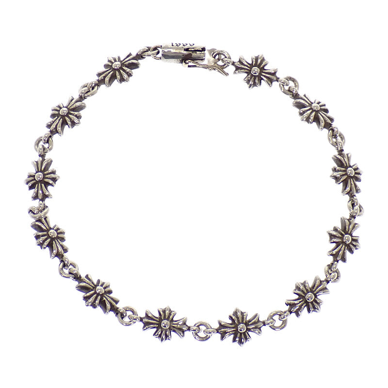 クロムハーツ CHROME HEARTS タイニーE CHプラス 2354-304-9800-9150 ブレスレット シルバー925 K14ホワイトゴールド メンズ【中古】【Aランク】