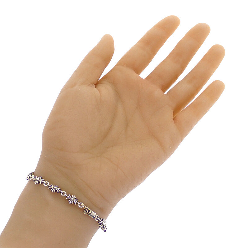 クロムハーツ CHROME HEARTS タイニーE CHプラス 2354-304-9800-9150 ブレスレット シルバー925 K14ホワイトゴールド メンズ【中古】【Aランク】