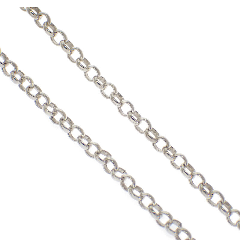 クロムハーツ CHROME HEARTS ロールチェーン 18インチ 2353-304-9001-9100 ネックレス シルバー925 メンズ ユニセックス【中古】【Aランク】