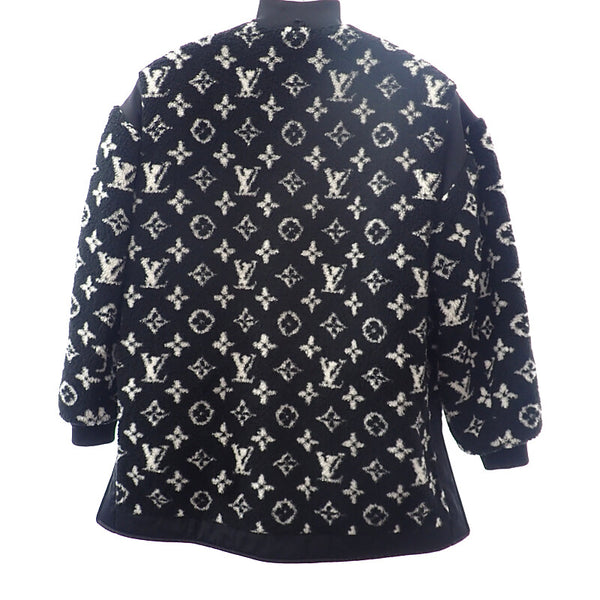 ルイヴィトン LOUIS VUITTON テディ ボンバー ジャケット 34 FQJA12GP1 ダウンジャケット ウール アクリル ブラック レディース【中古】【ABランク】