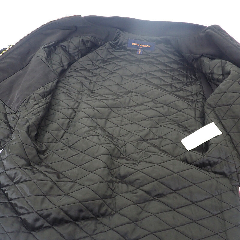 ルイヴィトン LOUIS VUITTON テディ ボンバー ジャケット 34 FQJA12GP1 ダウンジャケット ウール アクリル ブラック レディース【中古】【ABランク】