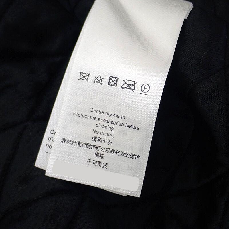 ルイヴィトン LOUIS VUITTON テディ ボンバー ジャケット 34 FQJA12GP1 ダウンジャケット ウール アクリル ブラック レディース【中古】【ABランク】