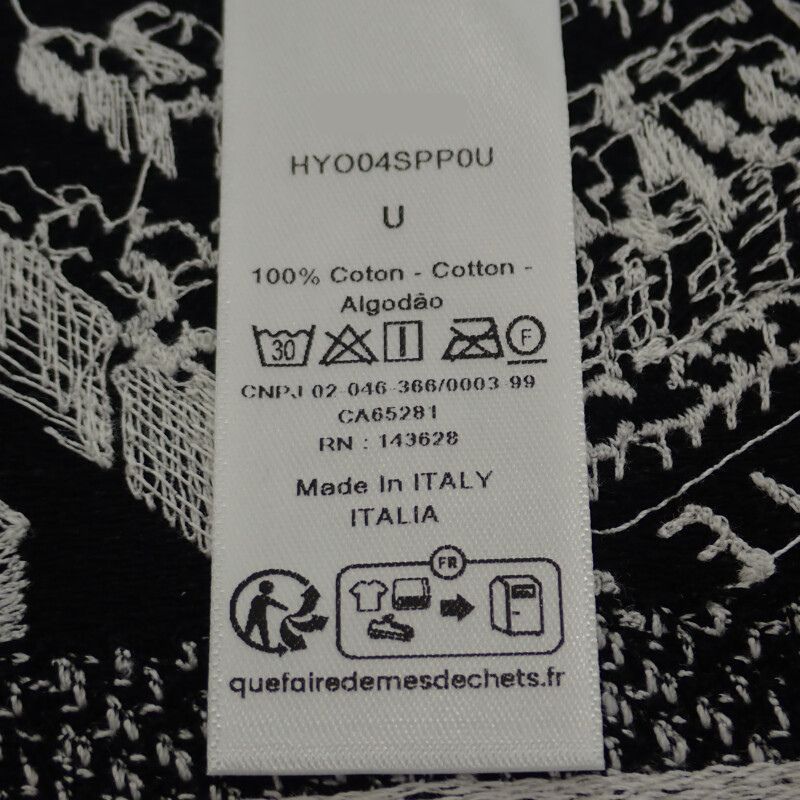 ディオール Dior プレースマット HYO04SPP0U_C900 その他小物 コットン ブラック レディース【中古】【Aランク】