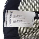 クロムハーツ CHROME HEARTS トラッカーキャップ 香港限定品 キャップ コットン ポリエステル シルバー ブラック シルバー金具 OS メンズ【中古】【Sランク】