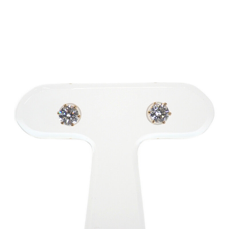 デザインジュエリー ピアス K18イエローゴールド ダイヤモンド レディース【中古】【Aランク】