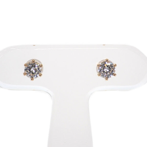 デザインジュエリー スタッドピアス ピアス K18イエローゴールド ダイヤモンド レディース【中古】【Aランク】