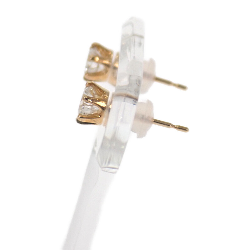 デザインジュエリー スタッドピアス ピアス K18イエローゴールド ダイヤモンド レディース【中古】【Aランク】