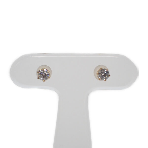 デザインジュエリー ハートアンドキューピット ピアス K18イエローゴールド ダイヤモンド レディース【中古】【Aランク】