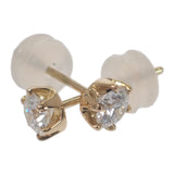 デザインジュエリー ハートアンドキューピット ピアス K18イエローゴールド ダイヤモンド レディース【中古】【Aランク】