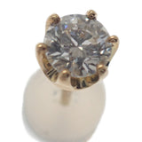 デザインジュエリー ハートアンドキューピット ピアス K18イエローゴールド ダイヤモンド レディース【中古】【Aランク】